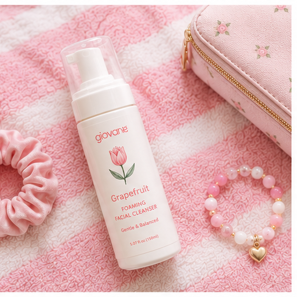 Giovane Gentle & Balanced Foaming Grapefruit Facial Cleanser & Wash
