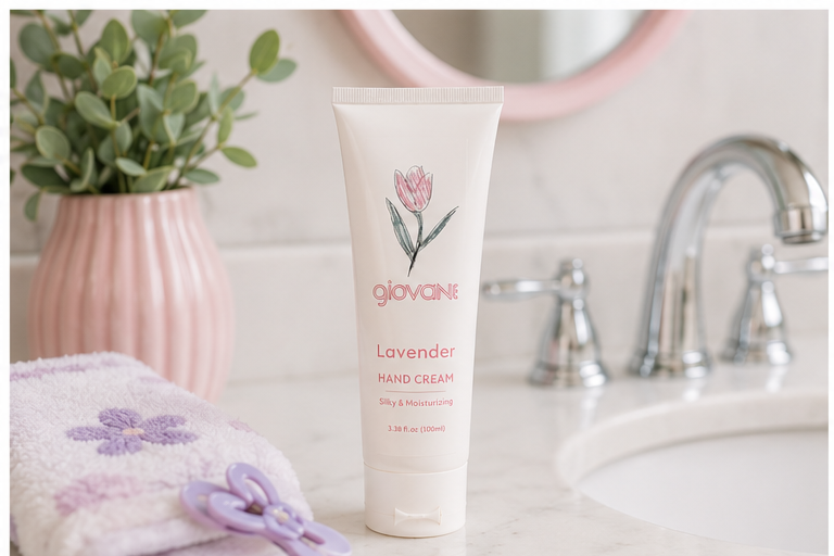 Giovane Silky & Moisturizing Lavender Hand Cream